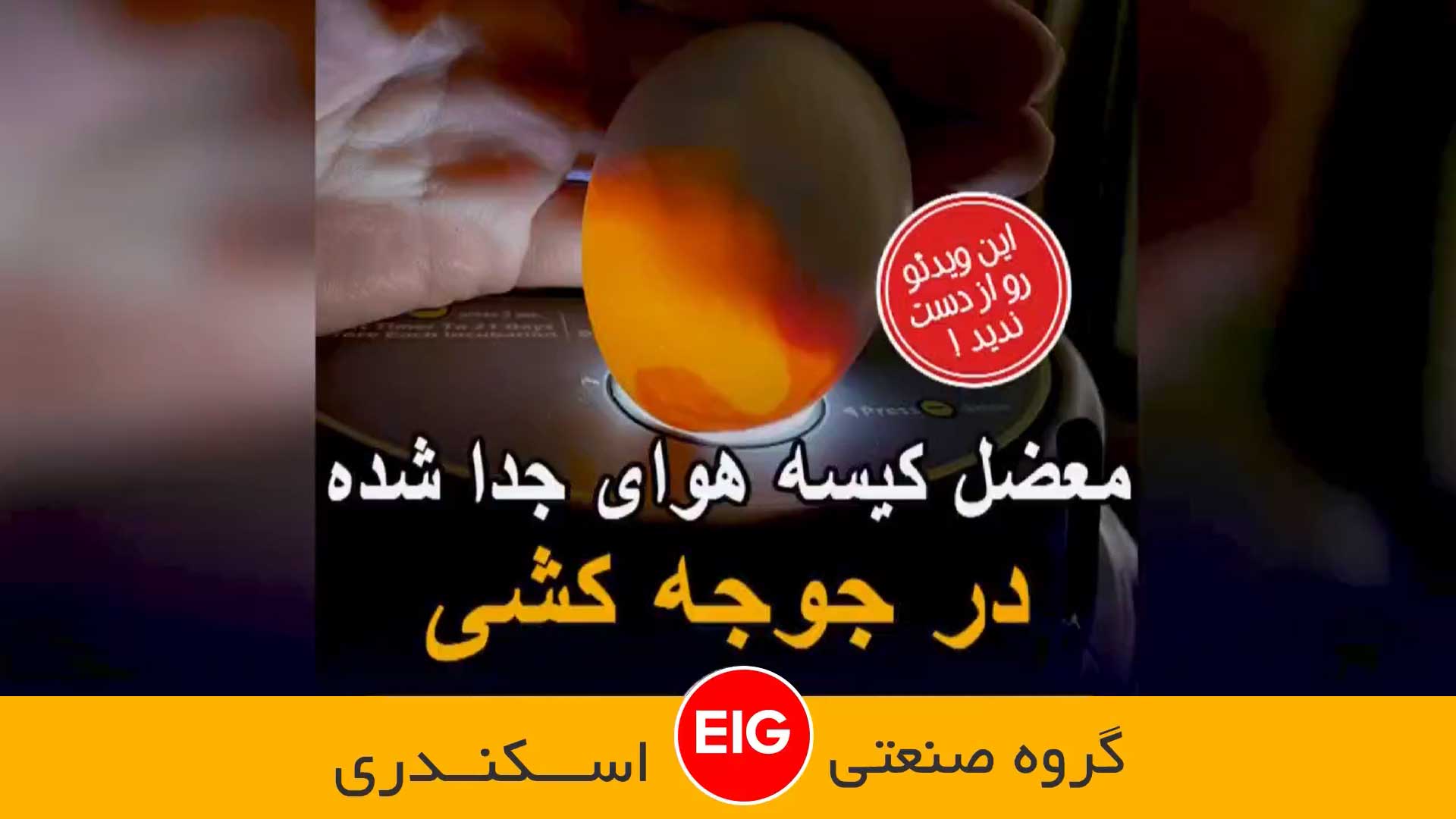 معضلی به نام کیسه هوای جدا شده یا شناور در جوجه کشی